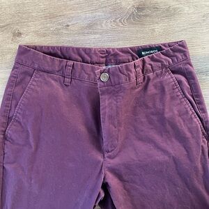 Bonobos Maroon Pants
